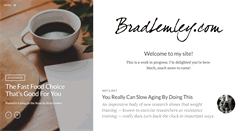 Desktop Screenshot of bradlemley.com